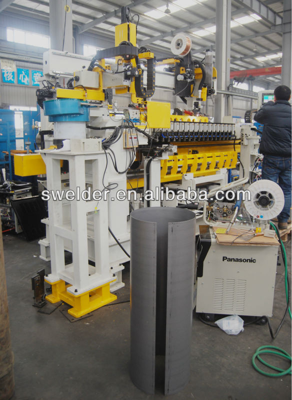 Stainless Steel Water Tank Welding Machine Max 500A Automatic Longitudinal Welder Equipment