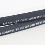 High Pressure Stain Steel Wire Braided 2 Layers Hydraulic Hose Resistant to