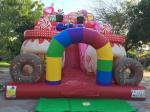 EN14960 Commercial Inflatable Slide Kids Candy Bouncy Castle