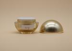 Spherical Cosmetic Cream Containers Gold Color Volume 30g 50g OEM Available