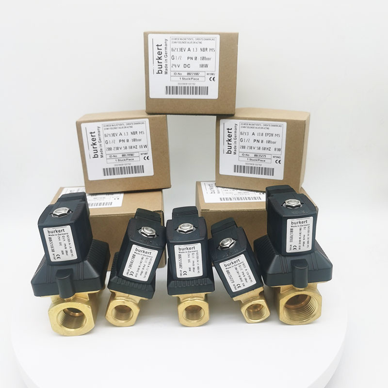 BURKERT 00126138 6014C Normally Closed G1/4 2.0 Flow Orifice AC24V 8W Brass Body Plunger Valve