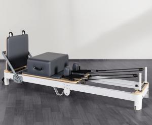 Wholesale Customized Aluminum Alloy Pilates Folding Core Bed Shaped Yoga Flat Bed Women'S Fitness Silent Bed from china suppliers