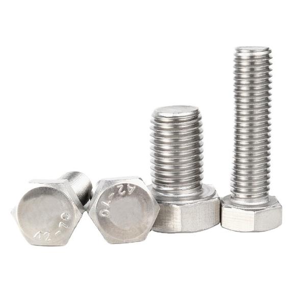 DIN Standard Grade 8.8 Strength Bolt with Stainless Steel Material Length 10mm