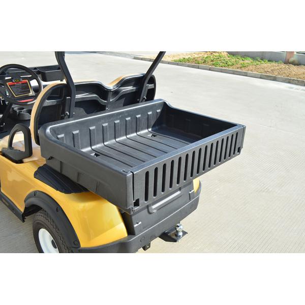 New Design 2 Seats Electric Utility Golf Cart With Rear Plastic Cargo Box
