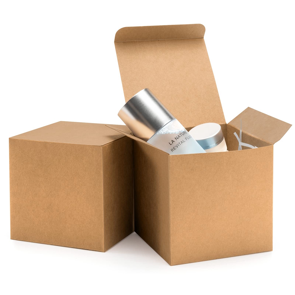 Face Cream Packaging Custom Eco Friendly Folding Kraft Paper Box for Perfume Gift