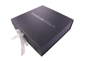 Wholesale Book Shaped Foldable Cardboard Gift Boxes Custom Gold Foil Logo Ornament from china suppliers
