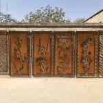 Decor 5mm Laser Cut Metal Privacy Screen 35.4 Inch Cutting Corten Steel