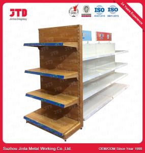 China Steel Q195 Supermarket Display Shelving 4 Layers 1200mm Rack on sale