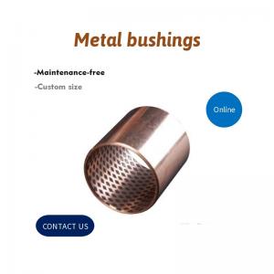 China Wrapped Bronze Bearings , CuSn8 With Graphite, high-load and low-speed on sale