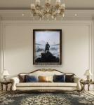 Romanticism Hand Painted Canvas People Oil Painting For Bedroom