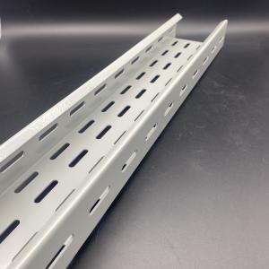 Wholesale Construction Material 2400x250x1.5mm Steel Slotted Powder Coated Cable Trays from china suppliers