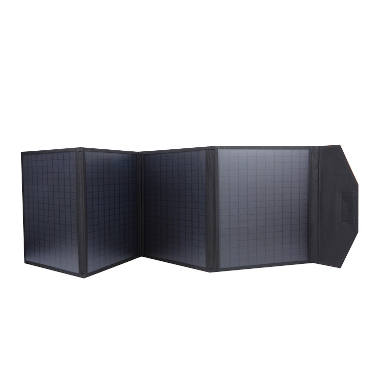 Camping Solar Folding Bag 80W Portable Solar Panel For Power Station Generator