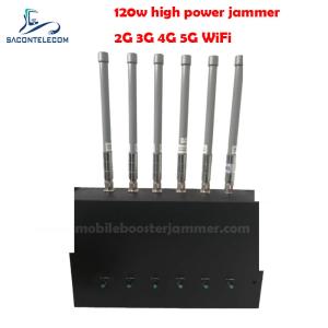 Wholesale 180w 6 Channels Indoor Signal Jammer 2G 3G 4G 5G GSM CDMA from china suppliers