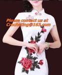 Golden Venise Lace Trim Flower Motif Ribbon Crafts