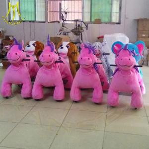 Wholesale Hansel amusement park rides kids stuffed electric ride on animals from china suppliers