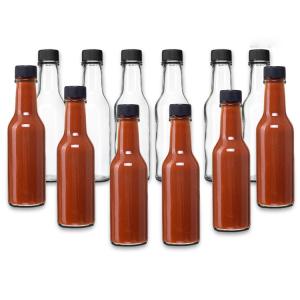 Wholesale Hot Sauce Empty Amber Glass Storage Bottles 150ml Antitear QZH from china suppliers