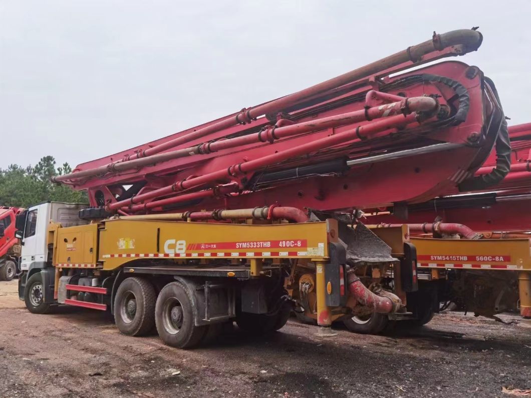 Concrete Bathching Plant Used Sy 49 Meters Concrete Pump