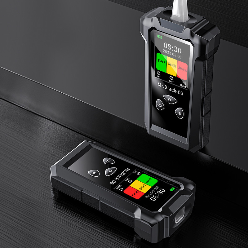 Compact Police Alcohol Breathalyzer Analyzer With Data Storage Mr Black6