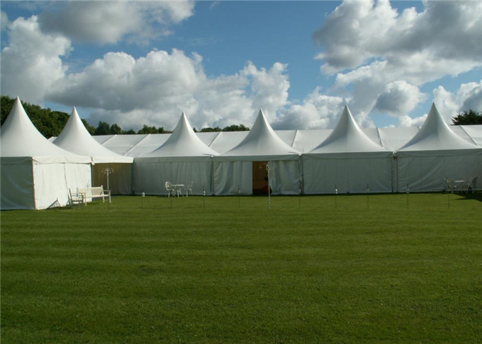 Fabric 6m*6m Big Pagoda Tents Party Wedding Marquee Tents Aluminum Alloy