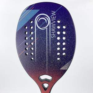 Wholesale Customized Logo Beach Tennis Bats Water Mark Fiberglass Padel Racket Carbon from china suppliers
