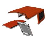 Durable Automotive Deflector FRP Truck Panels UV Corrosion Resistance