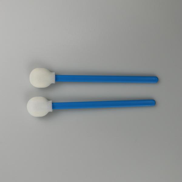 Lollipop Round Sponge Head Disposable Lint Free Swabs Blue Stick