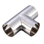 SS304 Stainless Steel Equal Tee Casting Steel Parts For Pipe Fittings
