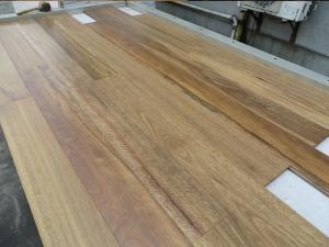 Wholesale Quality Matt Australian Spotted Gum Solid Timber Flooring , Tongue And Groove from china suppliers