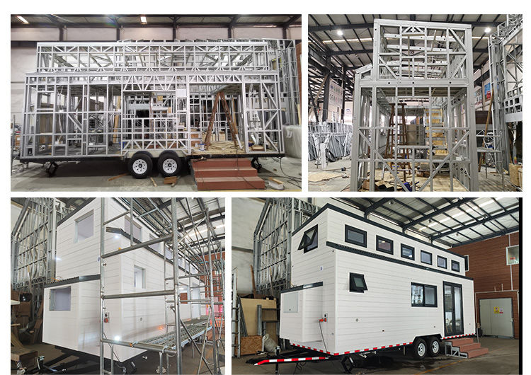 Tiny House 4 Bedrooms 2 Bathrooms Prefab Mobile Home For Sale