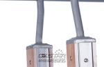 outdoor fitness equipments WPC materials based Parallel Bar with TUV certificate
