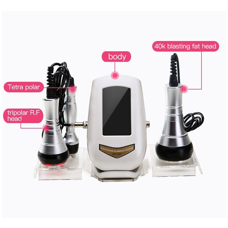 Body Shaping Cavitation Slimming System LW-101 3 In 1 Radio Frequency 40k Cavitation Machine