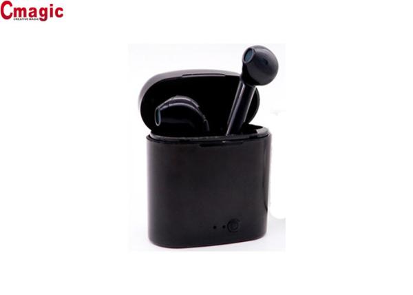 ABS Material Portable Wireless Earphones , Stereo Bluetooth 4.2 I7s Tws