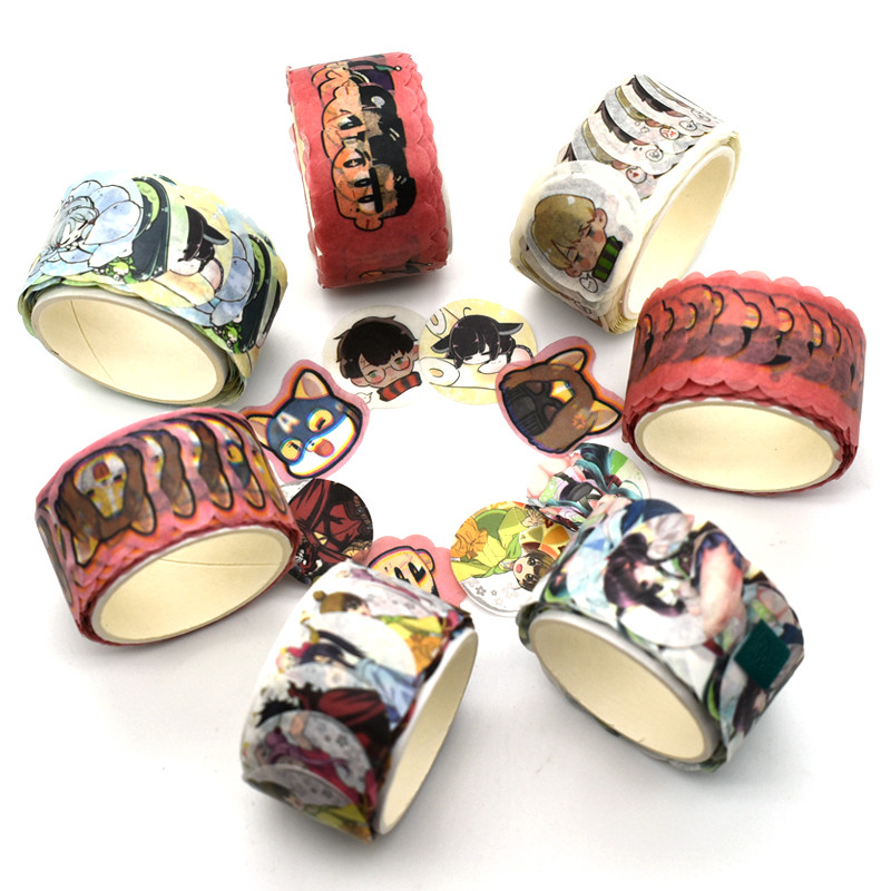 Custom Printing Waterproof Japanese Washi Tape Christmas Washi Tape Stickers