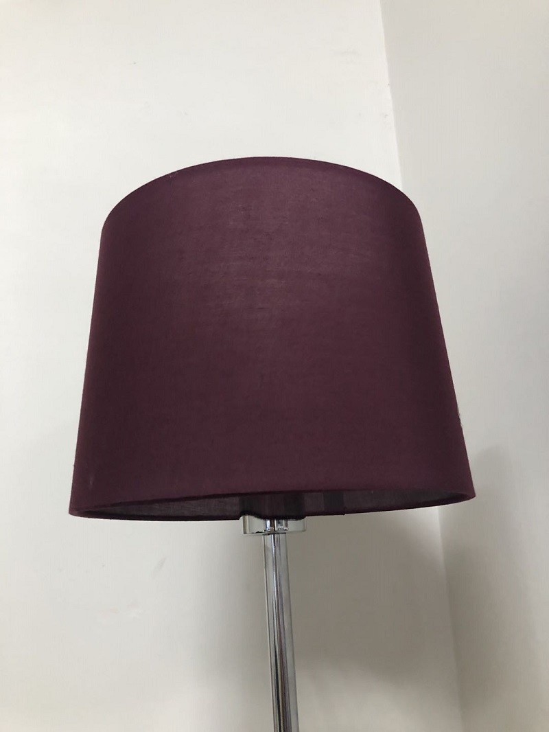E14 E27 PVC Natural Linen Lampshade For Table Lamps OEM