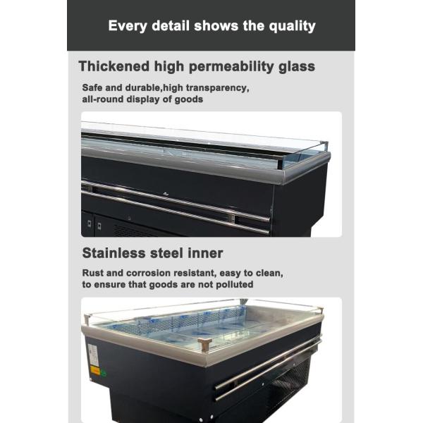 R290 Fruit And Vegetable Display Freezer Merchandiser Promotion Chiller