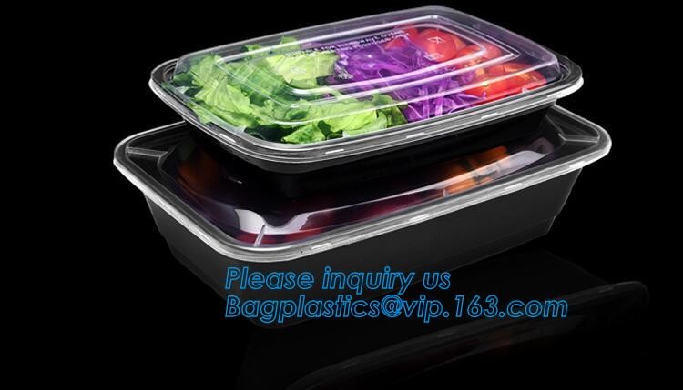 Factory Direct Lid Plastic Lunch Box Clear Food Container,Keep Fresh Crisper Food Box,Fresh Boxpp packaging disposable c