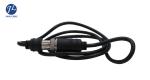 GX16 4 Pin Aviation Video Extension Cable , 2 Channel Video Camera Cable