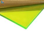 Fluorescent Green 3mm Coloured Acrylic Sheet Large Roofing Cast Board