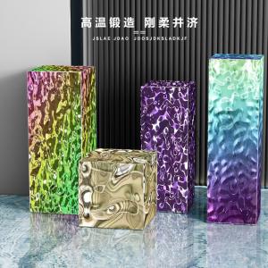 Wholesale TUV Decorative Stainless Steel Sheet 304 Wall Panels Water Ripple Hammered Color from china suppliers