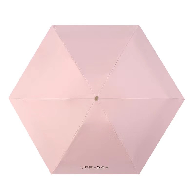 Super Tiny UV Protection Portable 5 Folding Umbrella Mini Pocket Umbrella