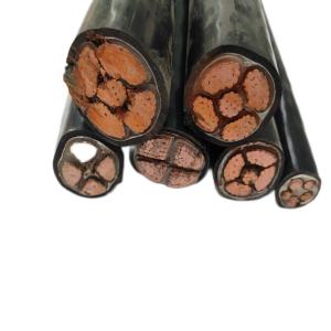 Wholesale YJV 120mm2 5 Core Copper Cable PVC Sheath Power Stations XLPE Power Cable from china suppliers