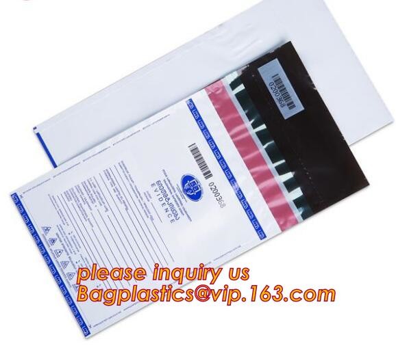 Security plastic bag with adhesive tape for cash, plastic money bag, Security Money Cash Bag For Airport/Bank and police