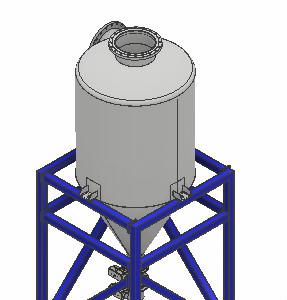 Wholesale Anti Corrosion 100mm Diameter Stainless Steel Cyclone Separator from china suppliers