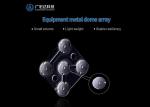 Transparent PET Metal Dome Array Stainless Steel SUS301 0.1mm Tolerance For