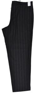 Wholesale Adults Tailored Suit Trousers Slim Fit Casual Black Stripe Breathable from china suppliers