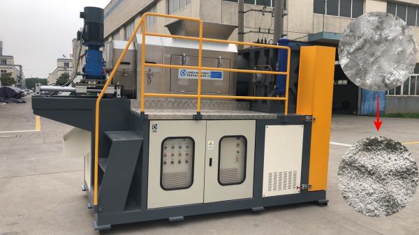 waste PP woven bags PP film squeezing pelletizing machine, waste plastic film