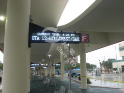 Bus Stop LED Sign Box Synchronous or Asynchronous Control Method Pixel Composition 1R1G1B