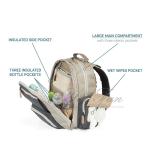 Waterproof Coated Canvas Baby Bag mother baby diaper bag