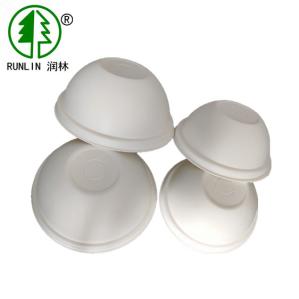Wholesale Eco 80mm 90mm Bagasse Cup Lids Disposable Sugarcane Disposable Cup Covers from china suppliers