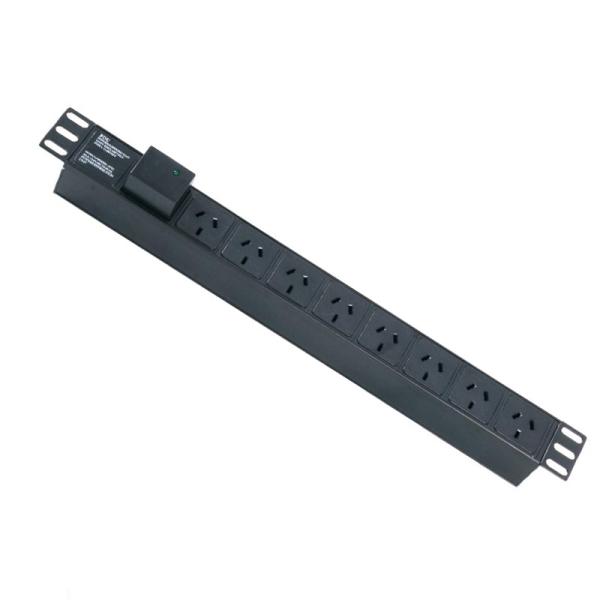 Aluminum Alloy Switched Rack Pdu Socket Australia Type With Surge Protection